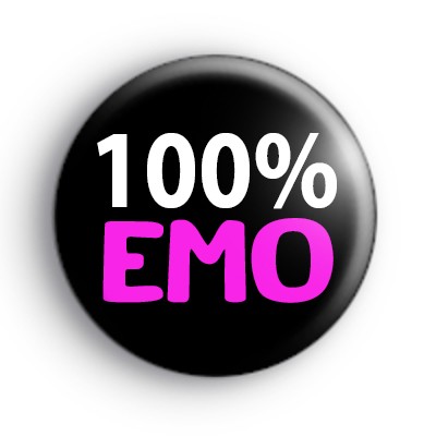 100% Emo Badges