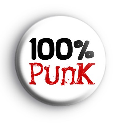 100% Punk Badges medium