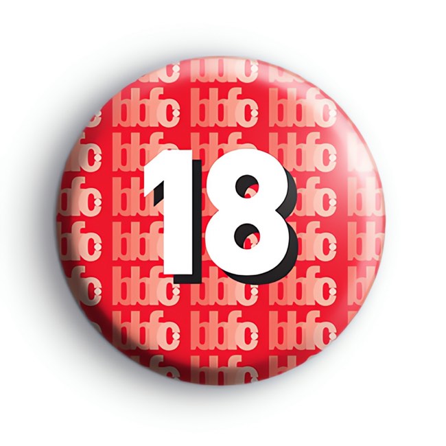 18 Birthday Film Certificate Badge