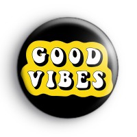 1960s Good Vibes Badge