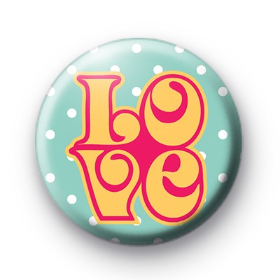 1960s Love Badge medium