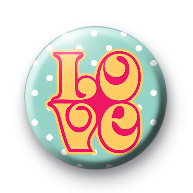 1960s Love Badge