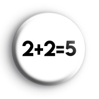 2+2=5 button badge