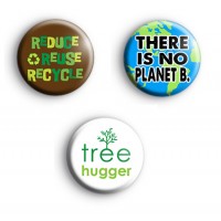 Set of 3 Eco Badges