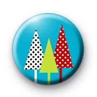 3 Christmas Trees Badge