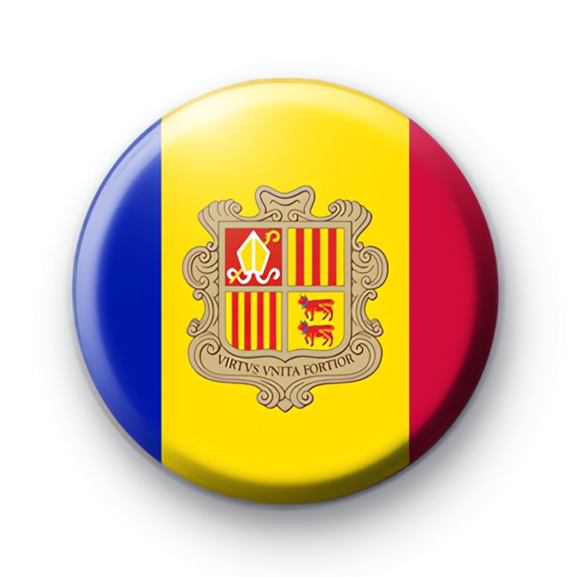 Andorra Flag Badge