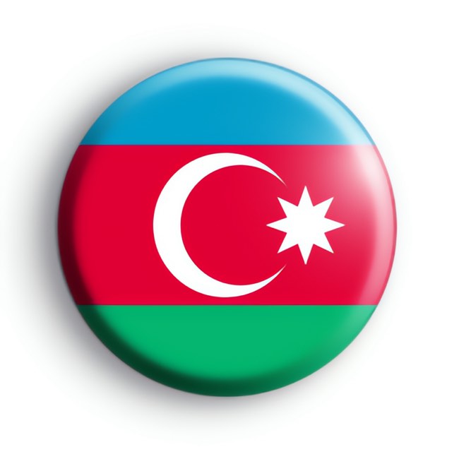 Azerbaijan Flag Badge