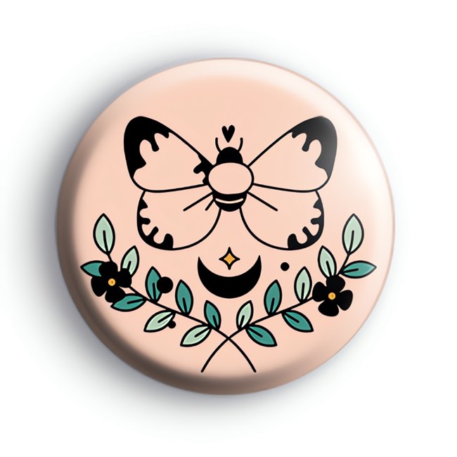 BOHO Butterfly Badge