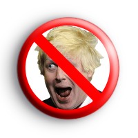 No To Boris Johnson Badge