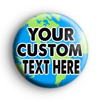 Custom Earth Text Badge