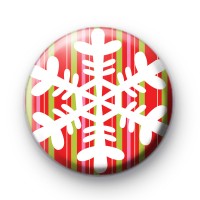 Festive Bright Snowflake Badge