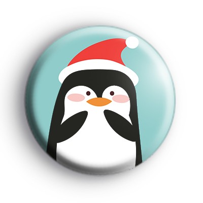 Xmas Penguin Badge : Kool Badges