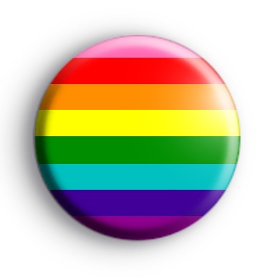 LGBTQ Rainbow Pride Flag Badge 8 Colours