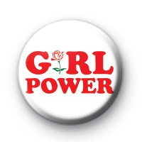 Girl Power Feminism Button Badges