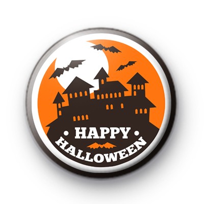 Happy Halloween Haunted House Badge
