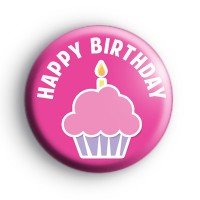 Cupcake Birthday Badge
