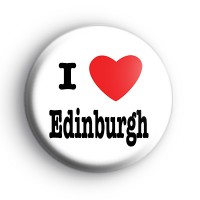 I Love Edinburgh Badge