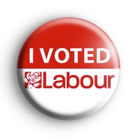 I Voted Labour 2024 General Election Badge thumbnail