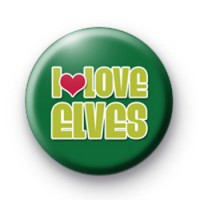 I Love Elves Badges