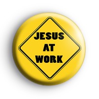 Jesus at work badge