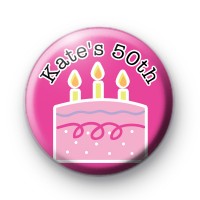 Custom Birthday Cake Badge thumbnail