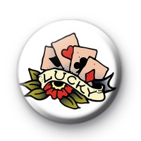 LUCKY Playing Cards Badge