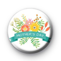 Mothers Day Floral Design Badge