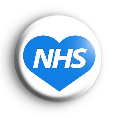 Love Heart NHS Badge : Kool Badges