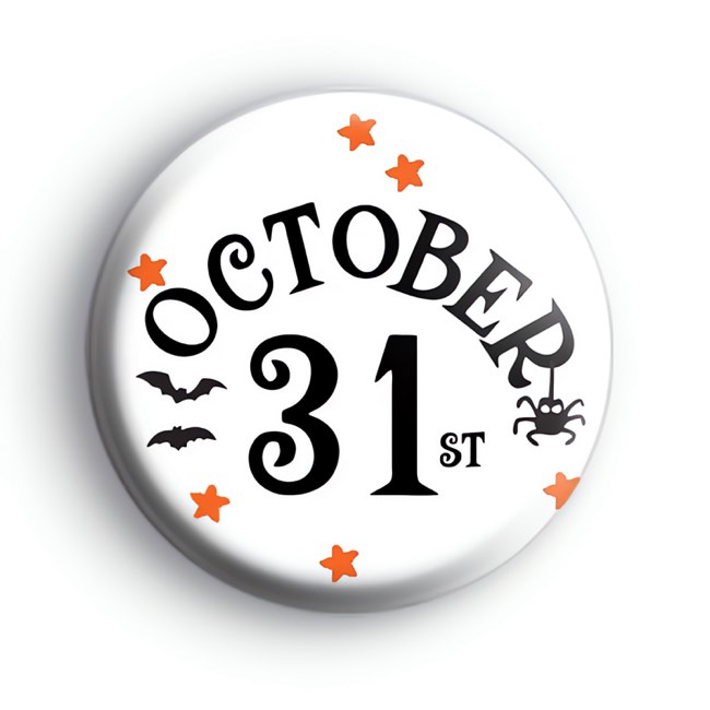 October 31st Halloween Badge