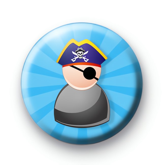 Toy Pirate Pin Badges