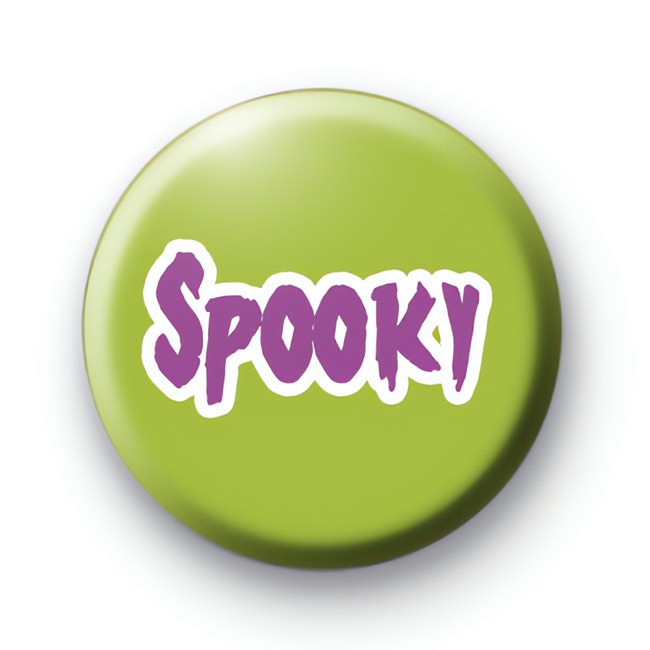 Purple and Green Spooky Badge