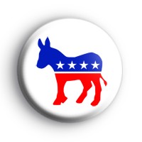 USA Democratic Party Donkey Badge thumbnail