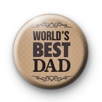 Worlds Best Dad Button Badge