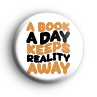 A book a day keeps reality away badge thumbnail