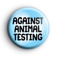 Against Animal Testing Badge