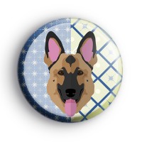 Alsatian Dog Breed Badge thumbnail