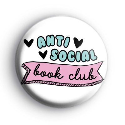 Anti Social Book Club Badges medium