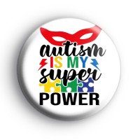 Autism Superhero Super Power Badge