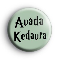 Avada Kadavra Harry Potter Curse Badge