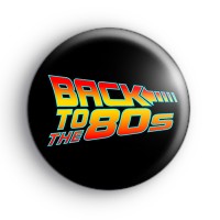 Back To The 80s Retro Badge