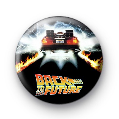 Back to the future custom poster badge
