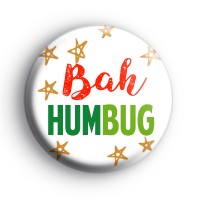 Bah Humbug Anti Christmas Badge