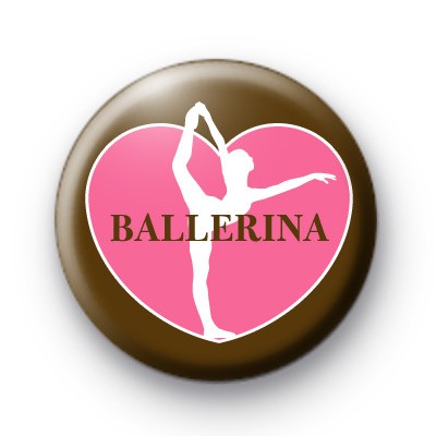 Ballerina Love Dance Button Badges
