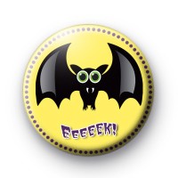 Eeeeek Bat Spooky Badge