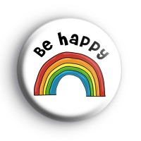Be Happy Rainbow Badge