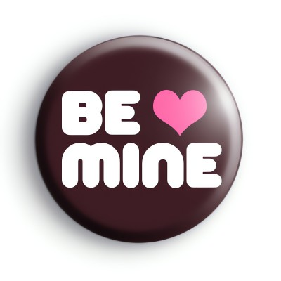 Be Mine Heart Badge medium