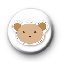 Cute Bear Hug Button Badges