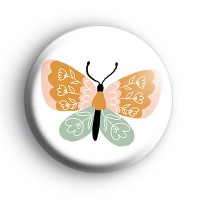 Beautiful Pastel Butterfly Badge