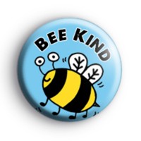 Bee Kind Bumble Bee Button Badge