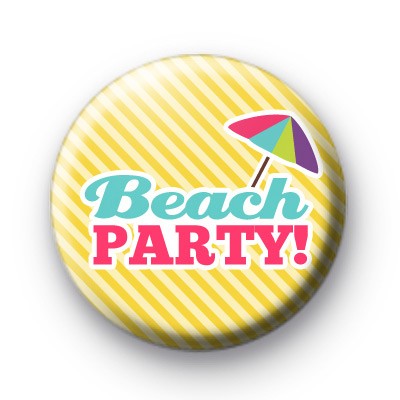 Beach Party Summer Badge medium